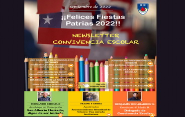 Boletín Convivencia Escolar septiembre 2022