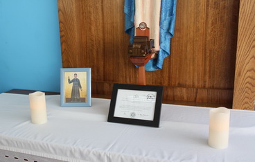 Reliquia de San Alberto Hurtado e Hito de la Solidaridad