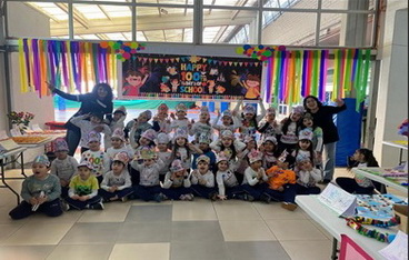 ¡Kinder celebrates 100 days of school!