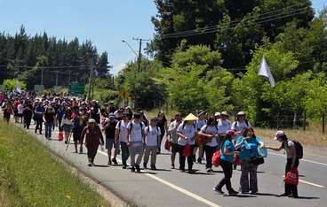 “Jóvenes Peregrinos de la esperanza, testimonios de Paz”