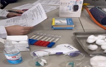 Laboratorio de signos vitales en asignatura Ciencias para la Salud