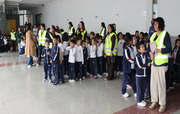 Simulacro evacuación ciclo Belén